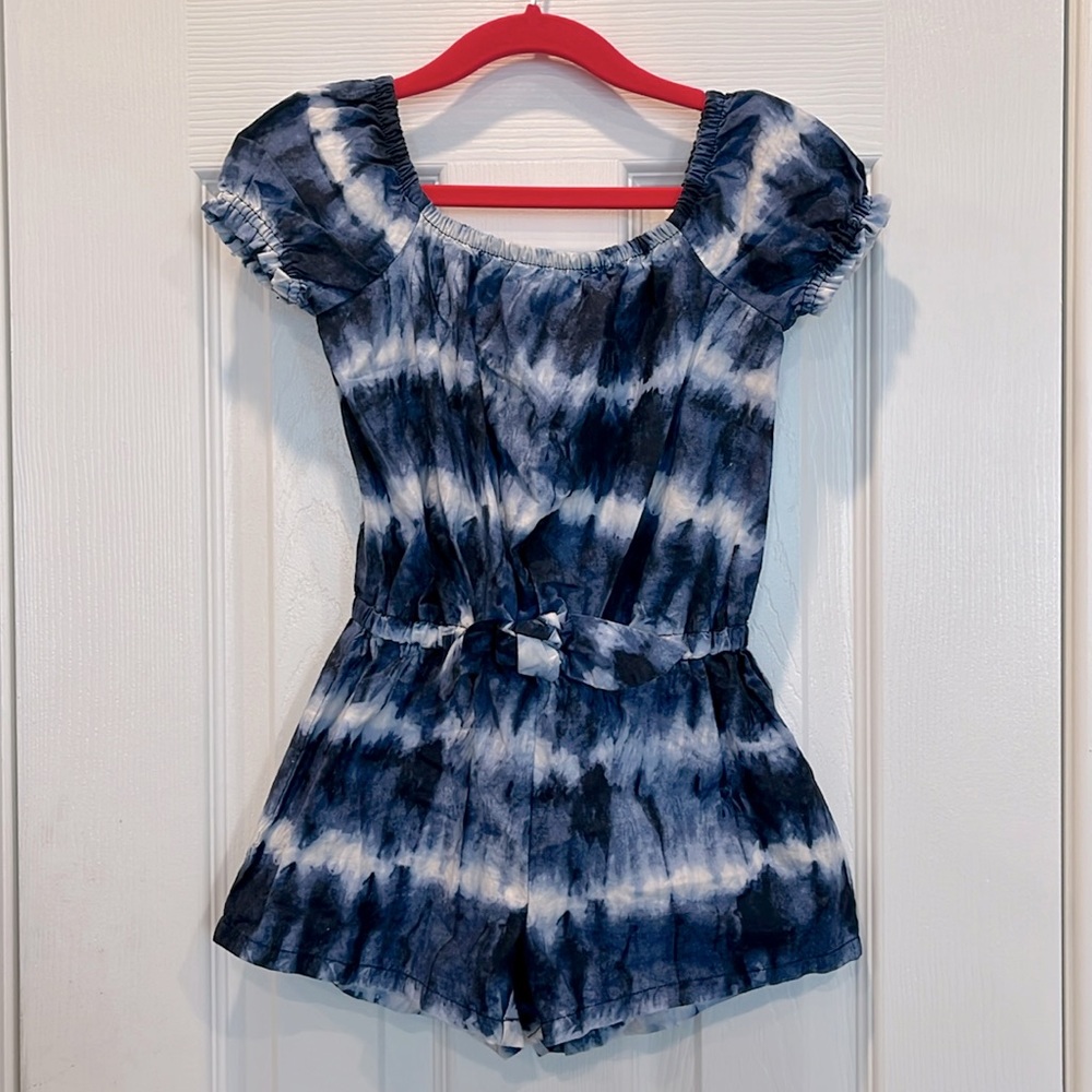 Girls Gap Kids romper blue size 4-5